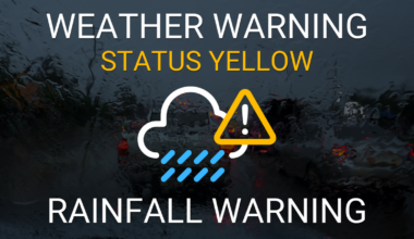 Yellow Rainfall Warning Issued for Cork Ahead of Tuesday Morning