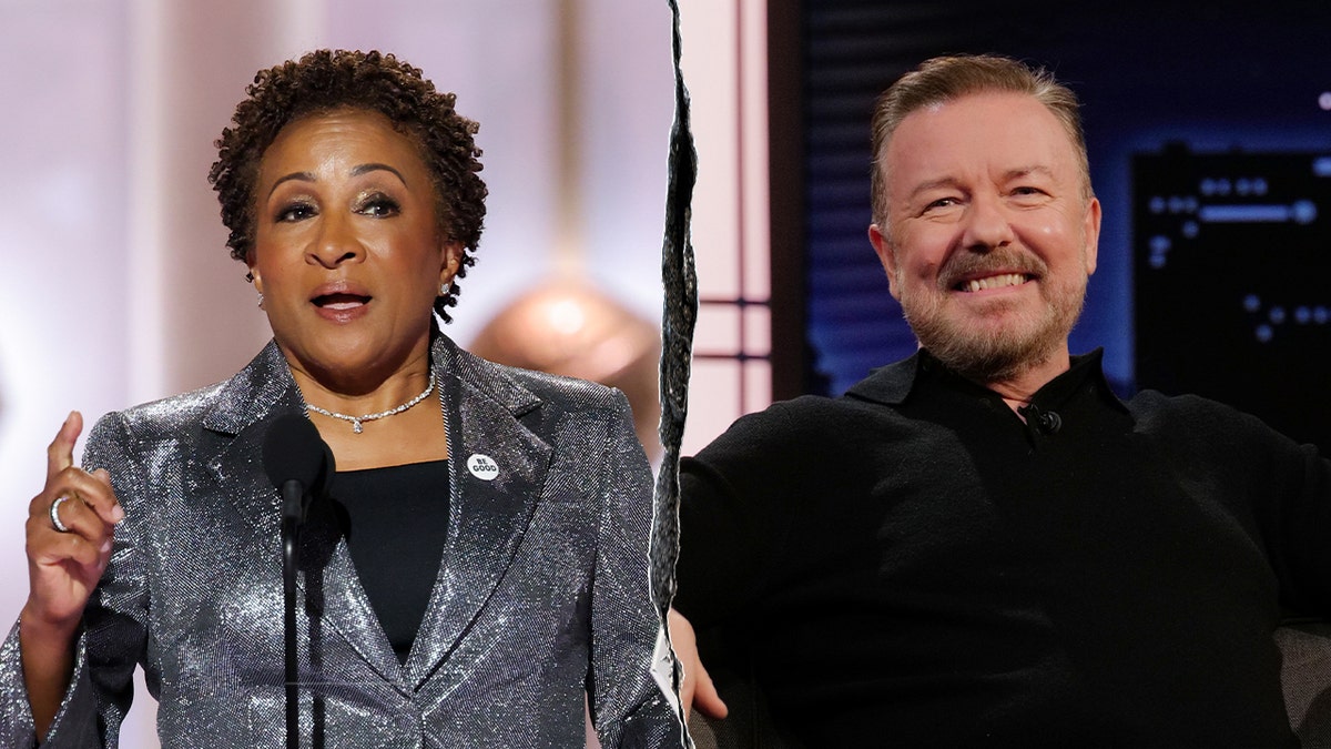 Wanda Sykes and Ricky Gervais