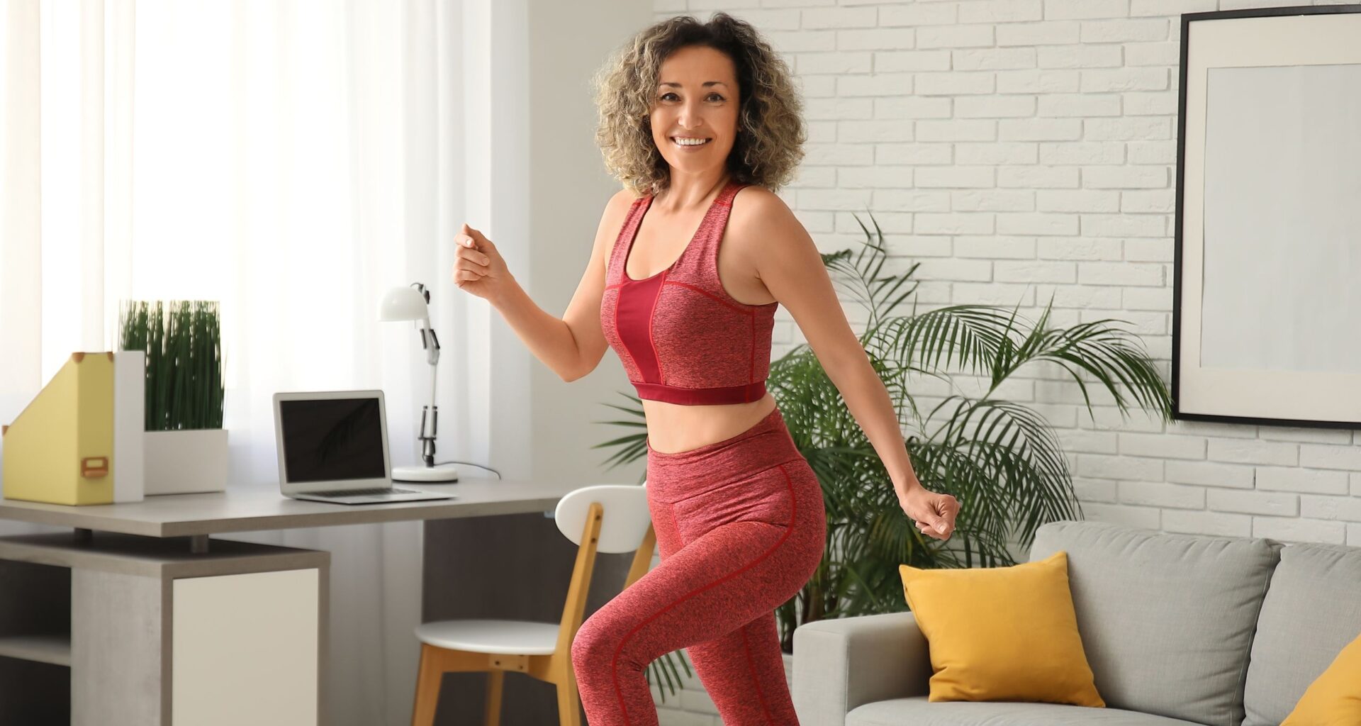 Forget running in the cold — hit 3,000 steps in 30 minutes with this low-impact home workout