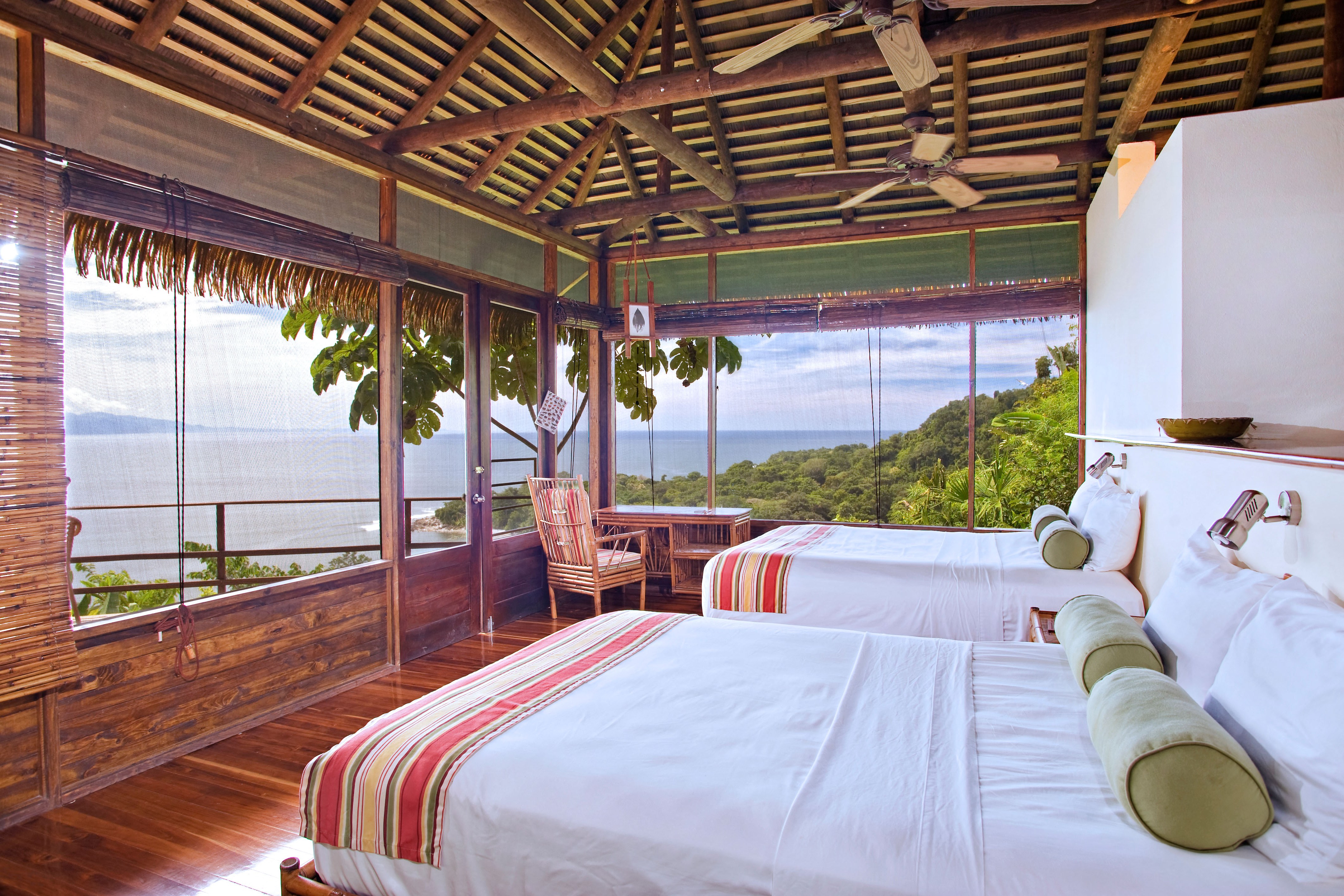 Room interior, Lapa Rios, Costa Rica