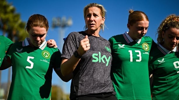 Republic of Ireland head coach Carla Ward