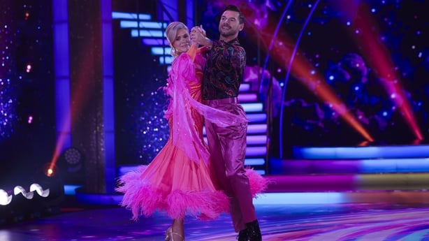 Anne Cassin and Robert Rowiński on Week Five of Dancing with the Stars Photo: Kyran O'Brien