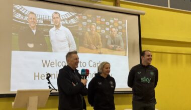Ireland football managers visit east Cork primary school
