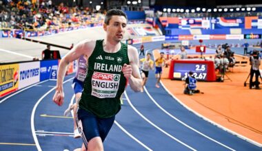 English lowers Irish 800m indoor record in Ostrava