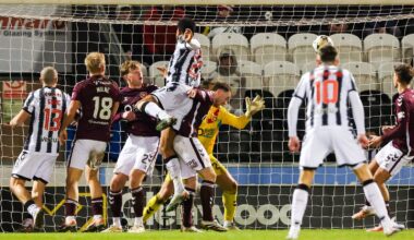 Hearts' title hopes dented by loss at St Mirren