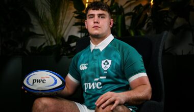 Ireland U20s coach Browne names team for France opener