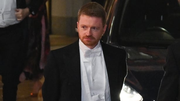 Morgan McSweeney arrives at the Lord Mayor's Banquet at the Guildhall in the City of London