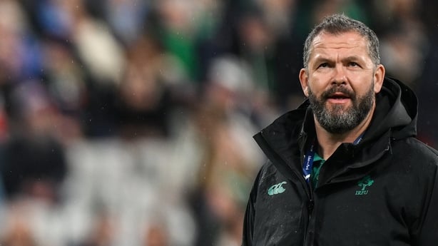 5 February 2026; Ireland head coach Andy Farrell before the Guinness 6 Nations Rugby Championship match between France and Ireland at Stade de France in Paris, France. Photo by Brendan Moran/Sportsfile