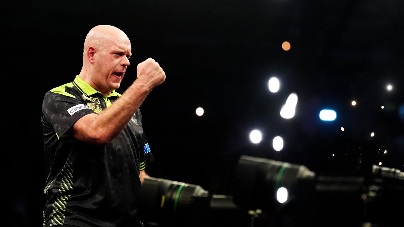 Van Gerwen triumphs on opening night of Premier League