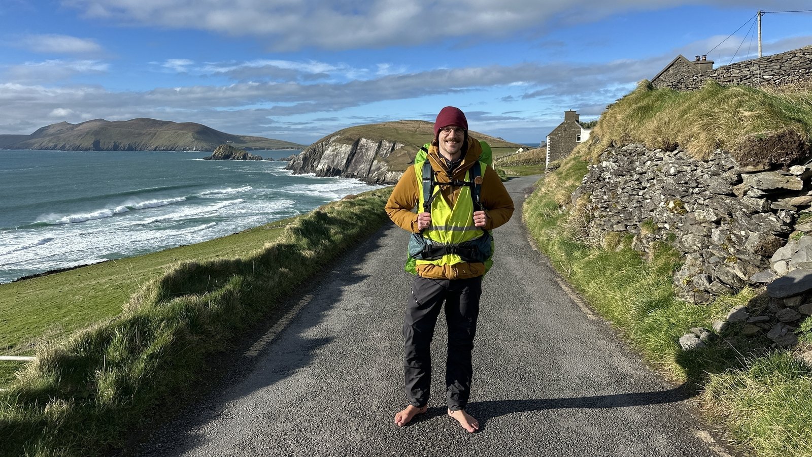 Mayo man walks 6,000km barefoot from Istanbul to Kerry