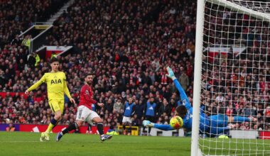 Man United win again as ten-man Tottenham are seen off