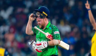 Ireland fall to opening World Cup defeat to Sri Lanka