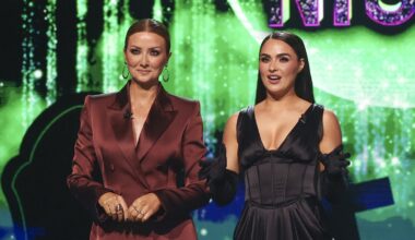 Jen Z and Laura Fox vamp it up for Fright Night on DWTS