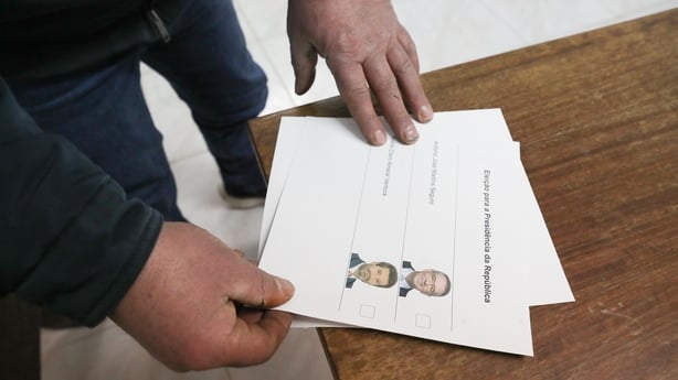 BEHIND OS MONTES, PORTUGAL - FEBRUARY 08: Portuguese citizens exercise their right to vote during the second round of presidential elections on 8 February 2026 in Tras Os Montes, Portugal. Portuguese citizens have been called again to the polls to decide their president between the socialist Antonio
