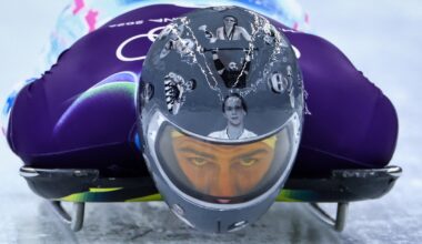 IOC bans slider's helmet featuring dead Ukrainians