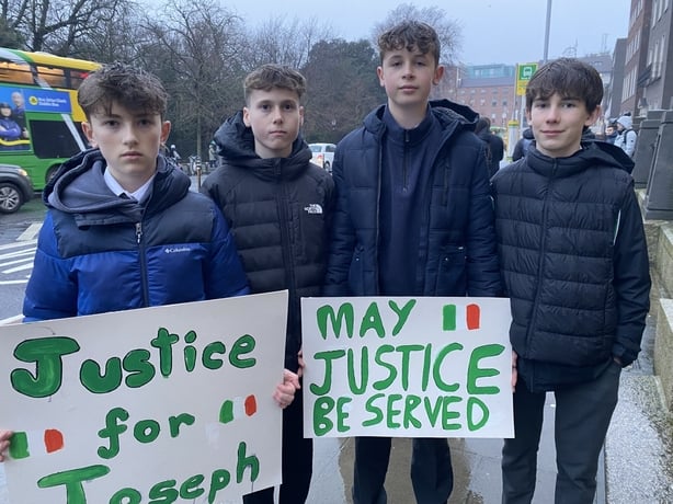 Charlie Donovan, Luca Conan, Sam Kennedy, Jasper Gilmartin - pic - Ailbhe Conneely - RTE