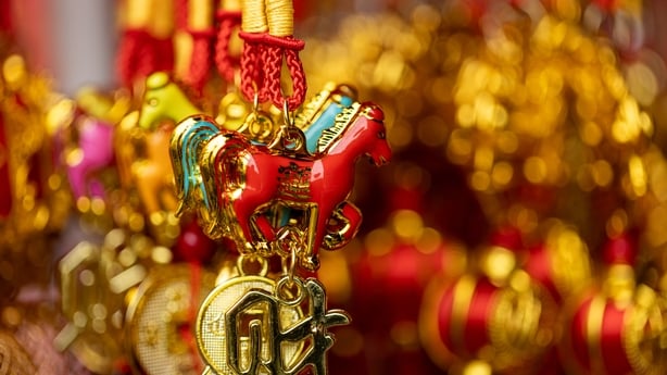 Lunar new year horse trinket