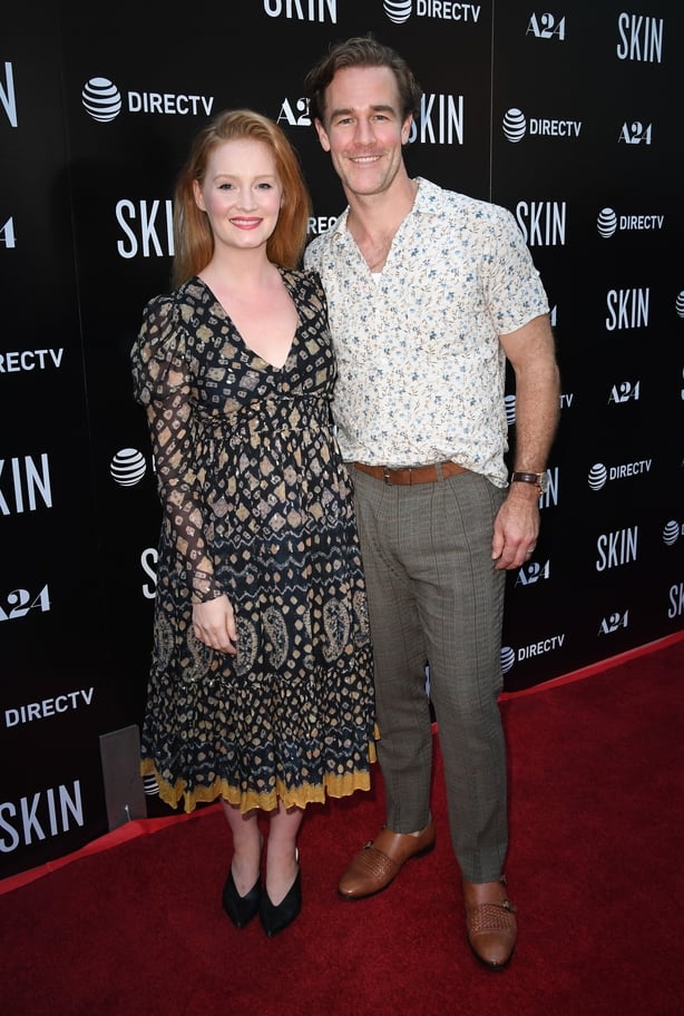 James Van Der Beek and his wife actress/producer Kimberly 