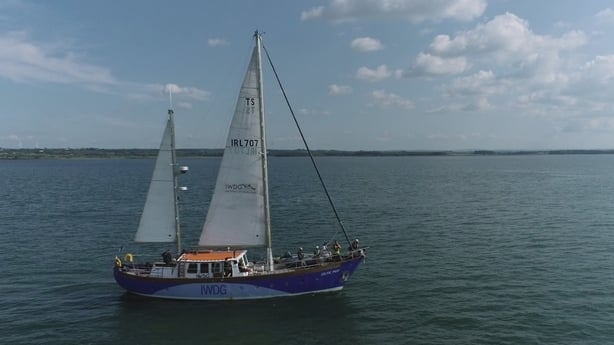 An image of the Celtic Mist vessel at sea