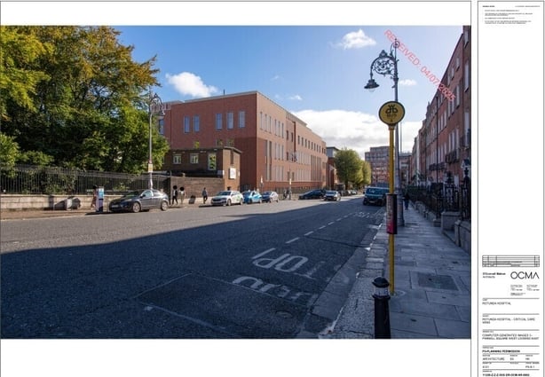 a computer generated image of a proposed building extension