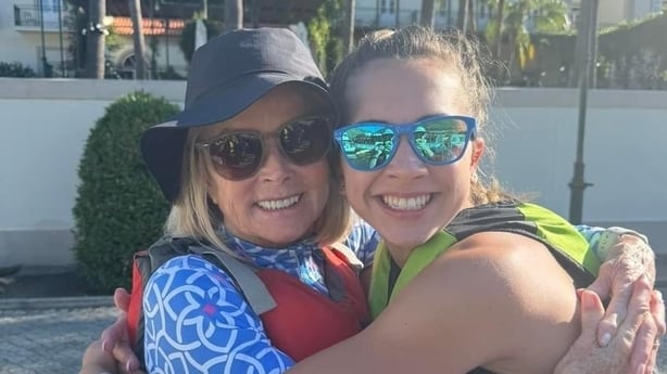 Anabelle Zurbay and her grandmother Rosaleen