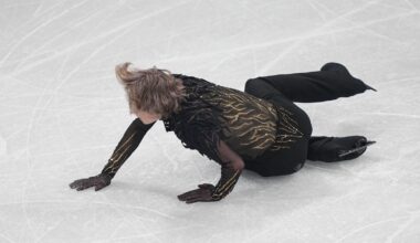 'Quad God' falls to earth in figure skating final