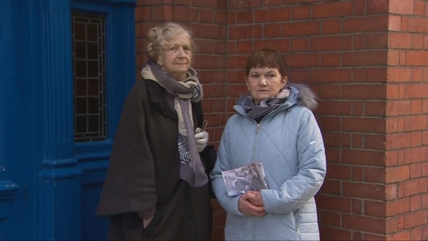 Gertrude and her daughter Carol Barrett 