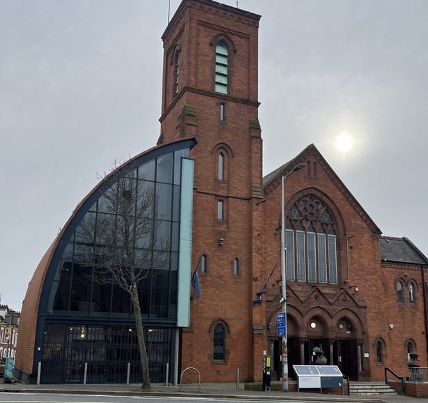 The Culturlann building on the Falls Road in west Belfast