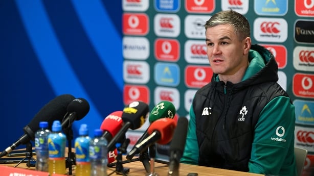 17 February 2026; Assistant coach Jonathan Sexton during an Ireland Rugby media conference session at the IRFU High Performance Centre in Dublin. Photo by Brendan Moran/Sportsfile