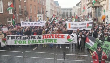Thousands attend march for Palestine in Dublin