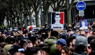 Heavy security amid march for French far-right activist