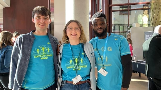 Three members of University of Galway research team standing together