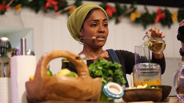 Nadiya Hussain at the BBC Good Food Show Winter 2019 held at the NEC, Birmingham on 28 November, 2019 in England (Photo by MelMedia/Getty Images)