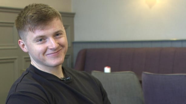 Oran McInerney speaks to camera