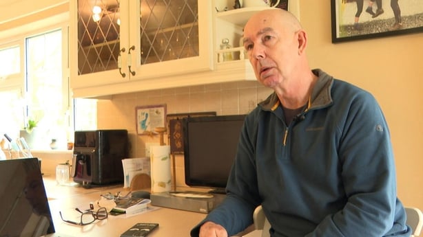 Declan McEvoy standing in a kitchen