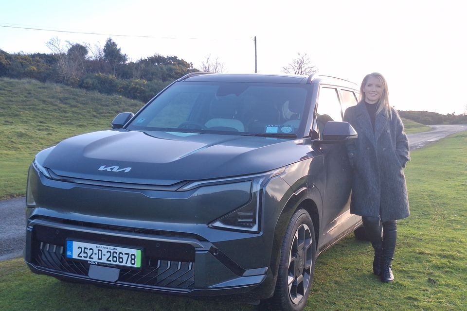 Geraldine Herbert test drives the Kia EV5 GT Line. Photo: Paul Herbert-Kane