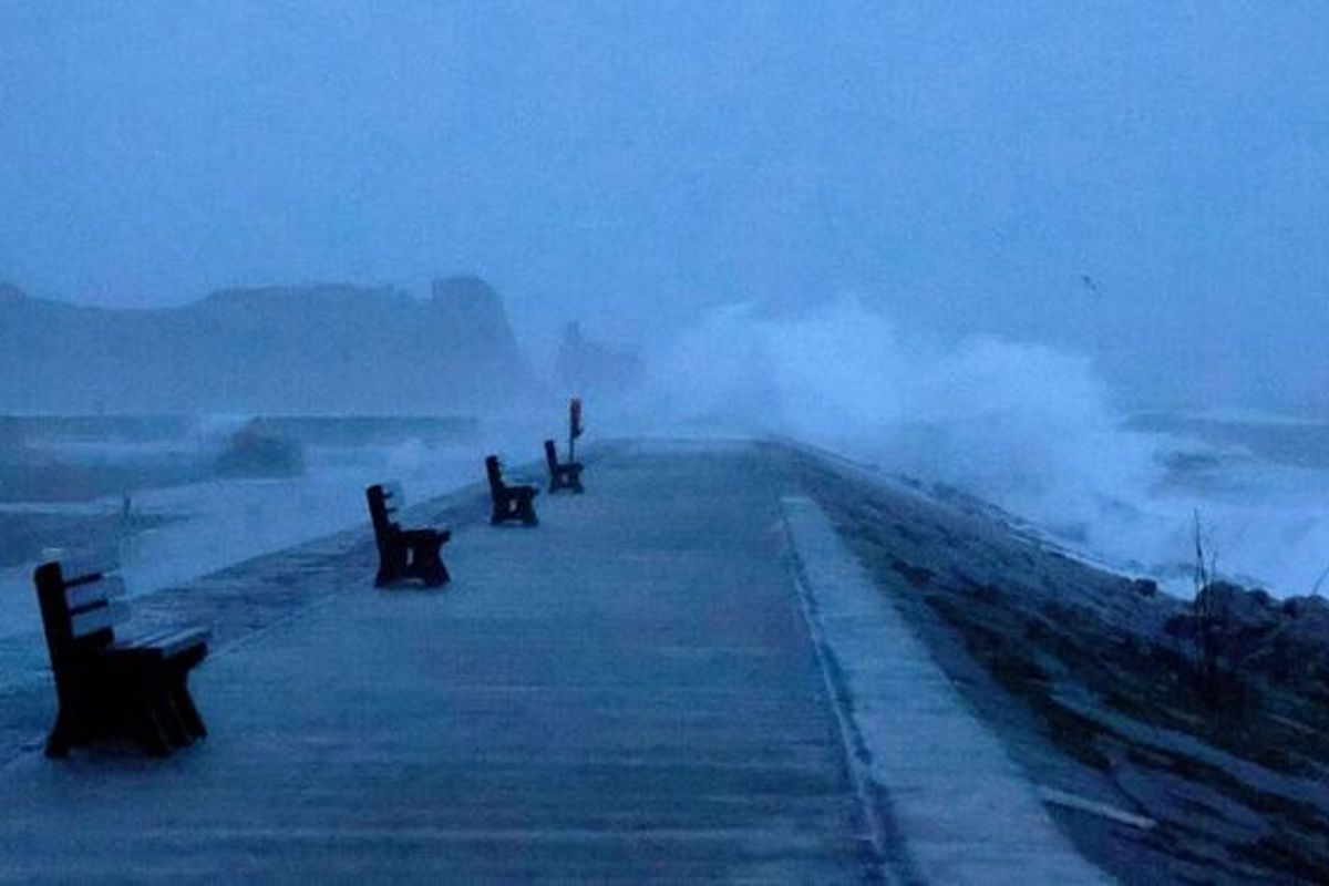 27/01/'26 Scenes in Howth during Storm Chandra