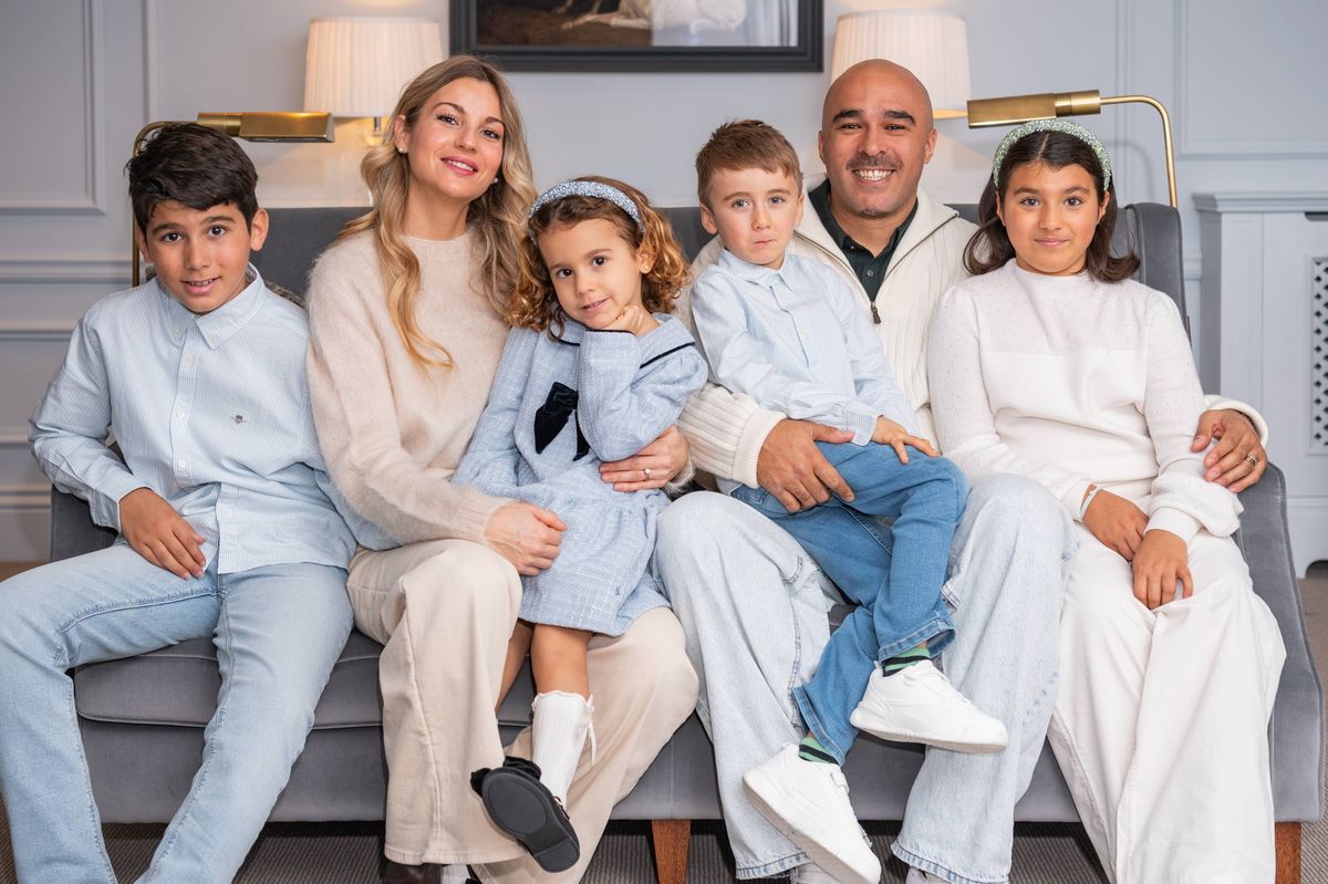 Simon, Elvira and their children Jacob, Sofia, Noah and Isabella