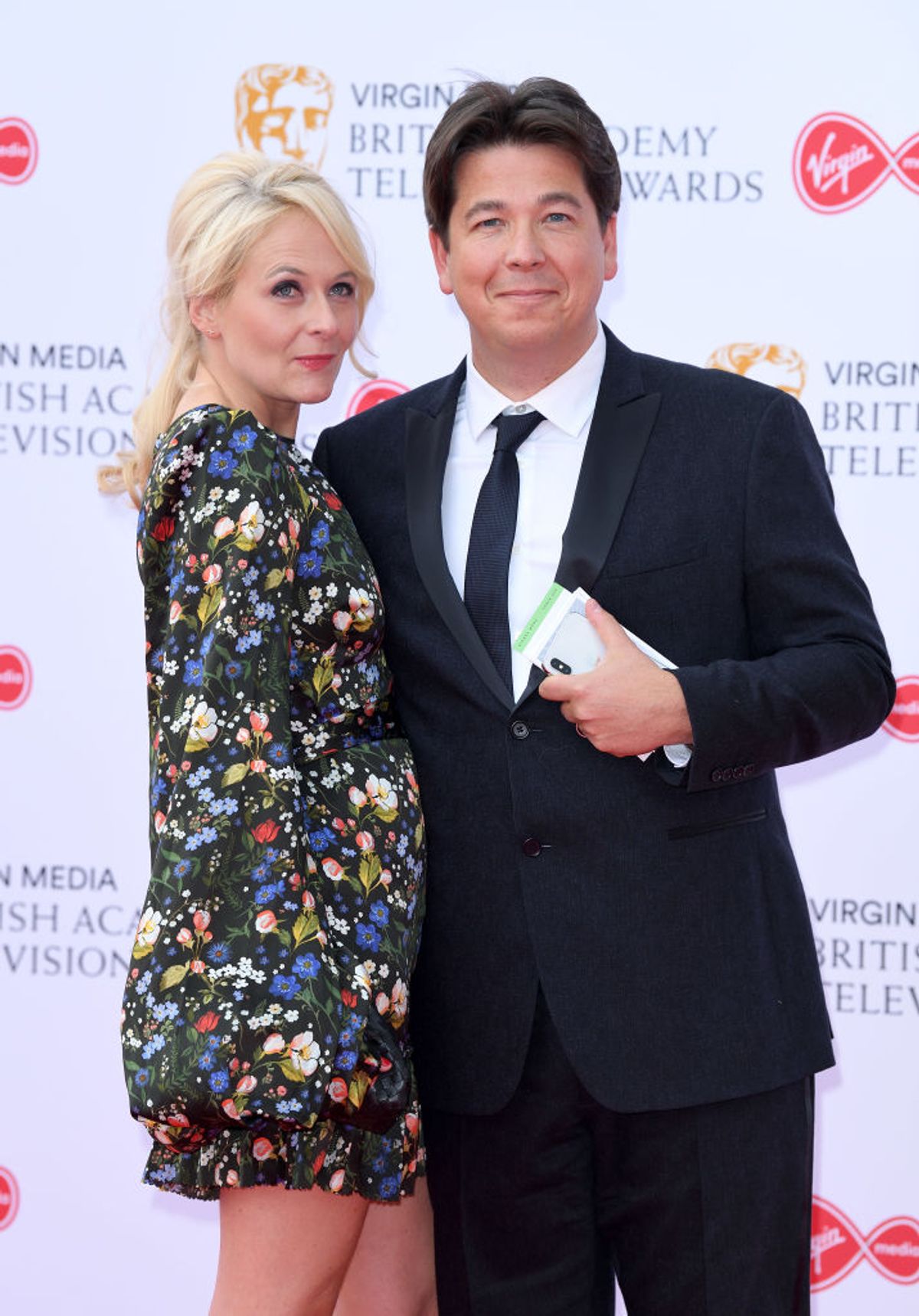 Michael McIntyre and Kitty McIntyre attend the Virgin Media British Academy Television Awards 2019 at The Royal Festival Hall on May 12, 2019 in London, England