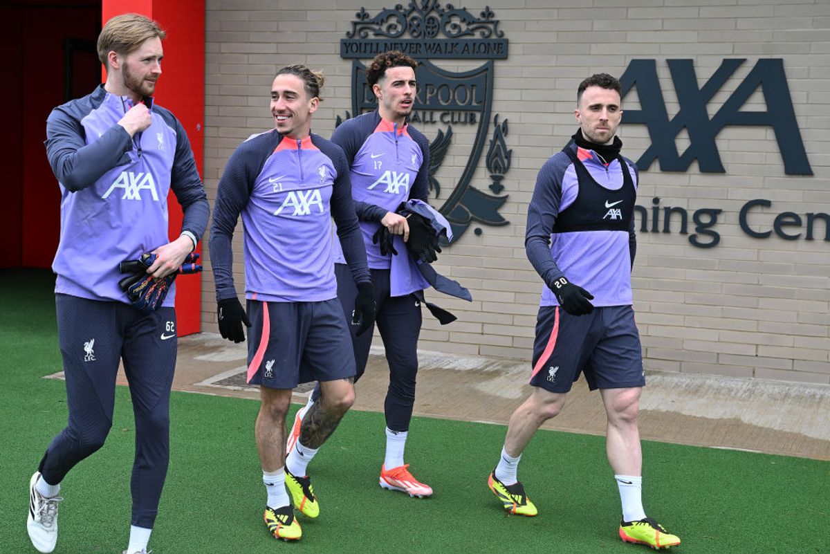 Caoimhin Kelleher (left)was a close friend of Diogo Jota (Photo by John Powell/Liverpool FC via Getty Images)