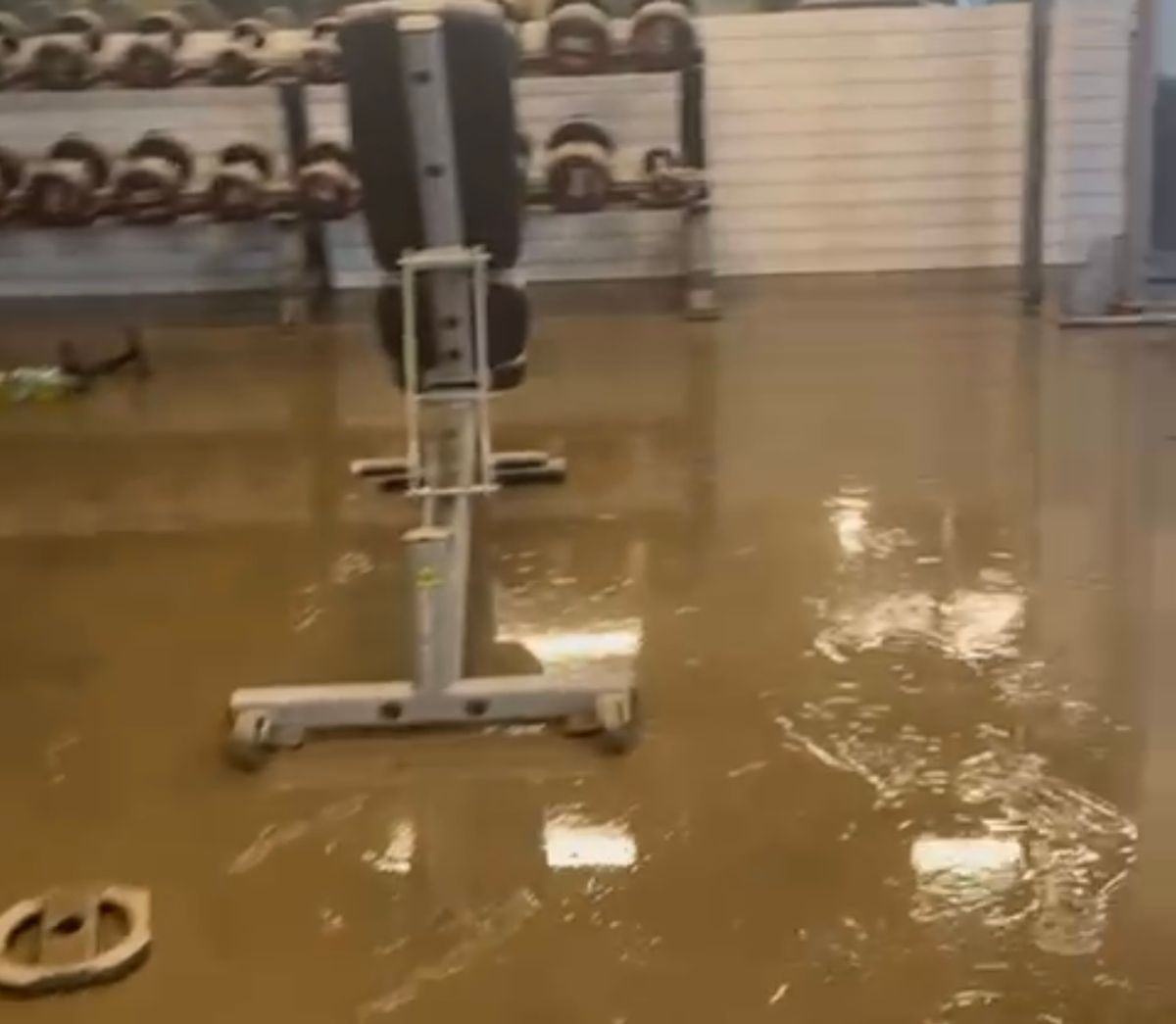 Flooding in gym facilities at the One Three North apartment complex in Dublin 13