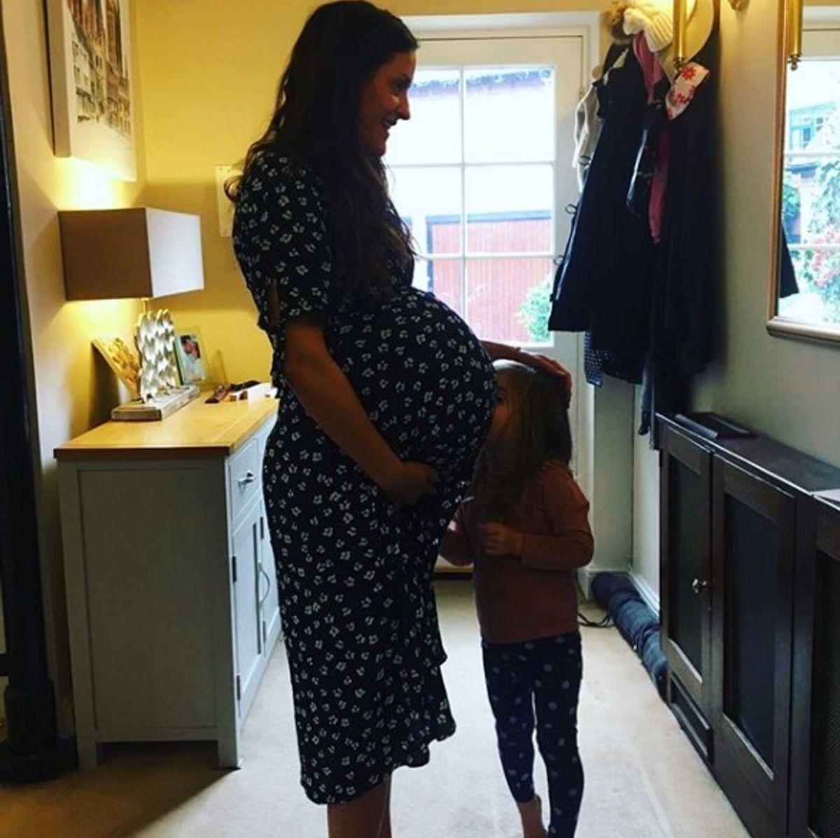 Keavy fell pregnant with twins at 41
