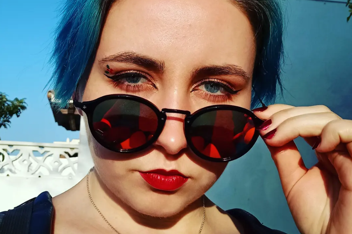 Woman after using the LipQ Lip Balm