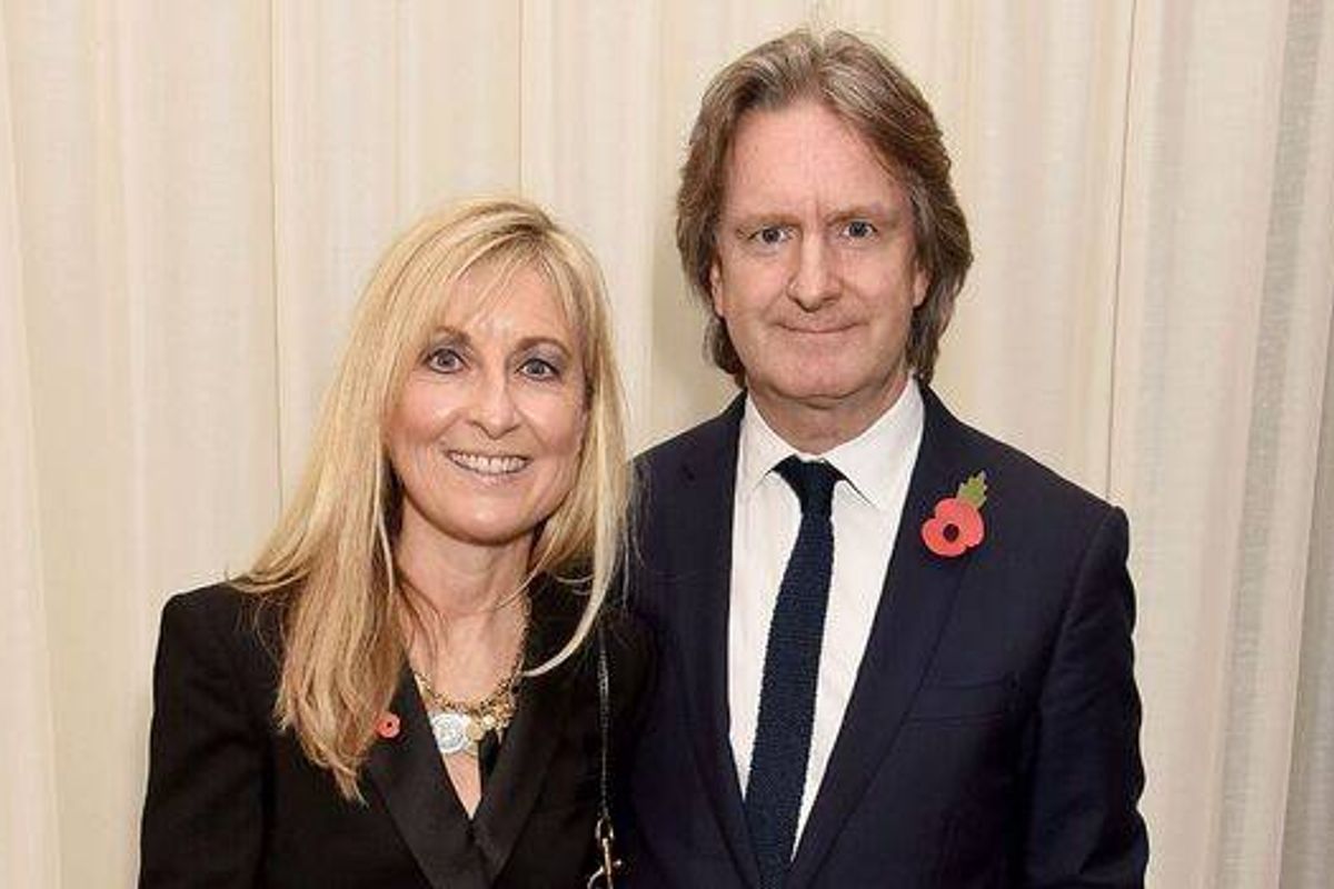 Martin Frizell and Fiona Phillips 