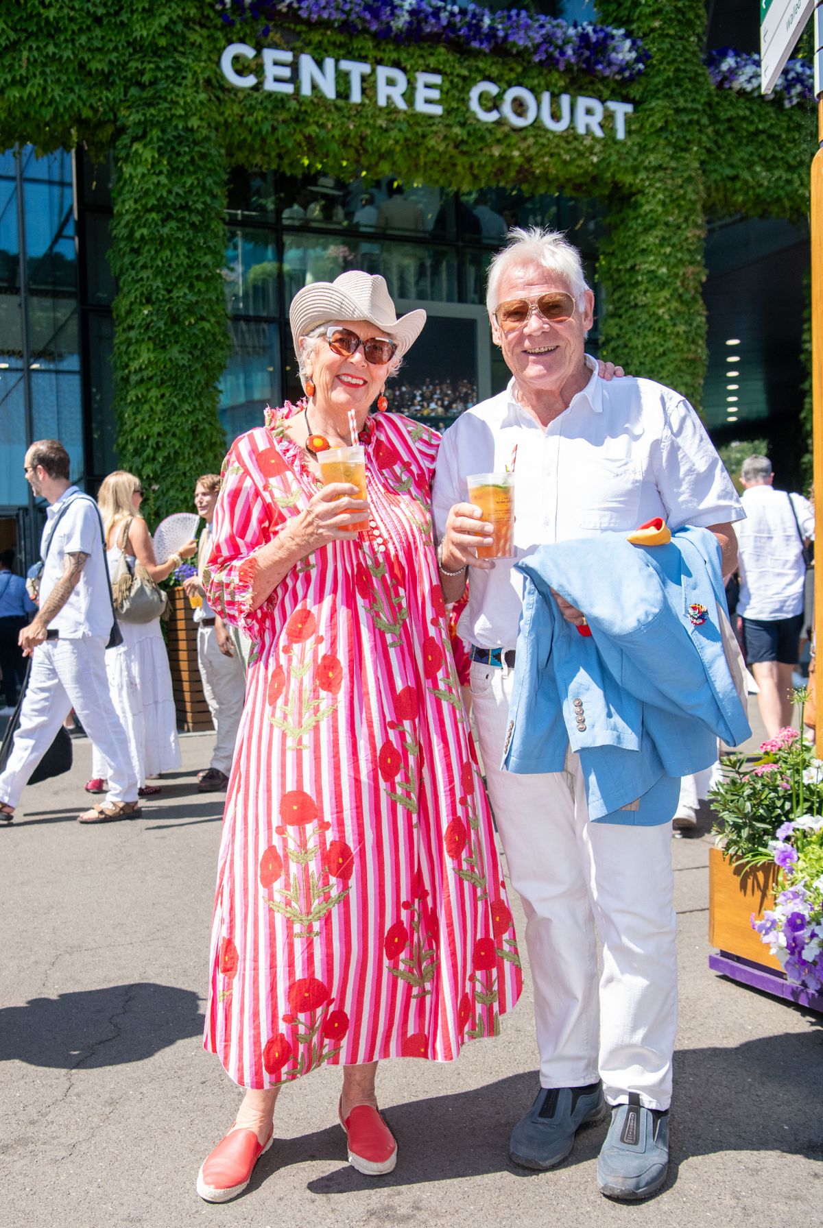 Prue Leith and John Playfair