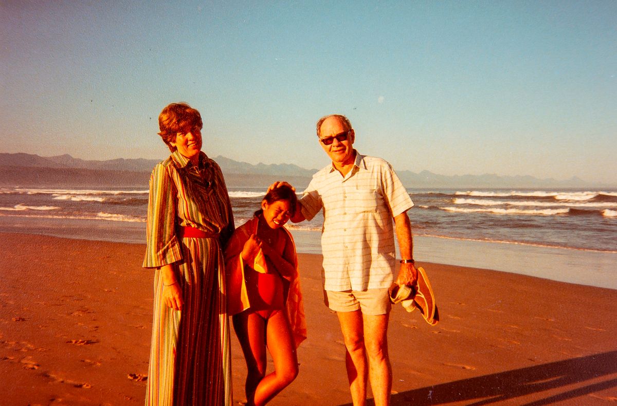 Prue with late husband Rayne and adopted daughter Li-Da