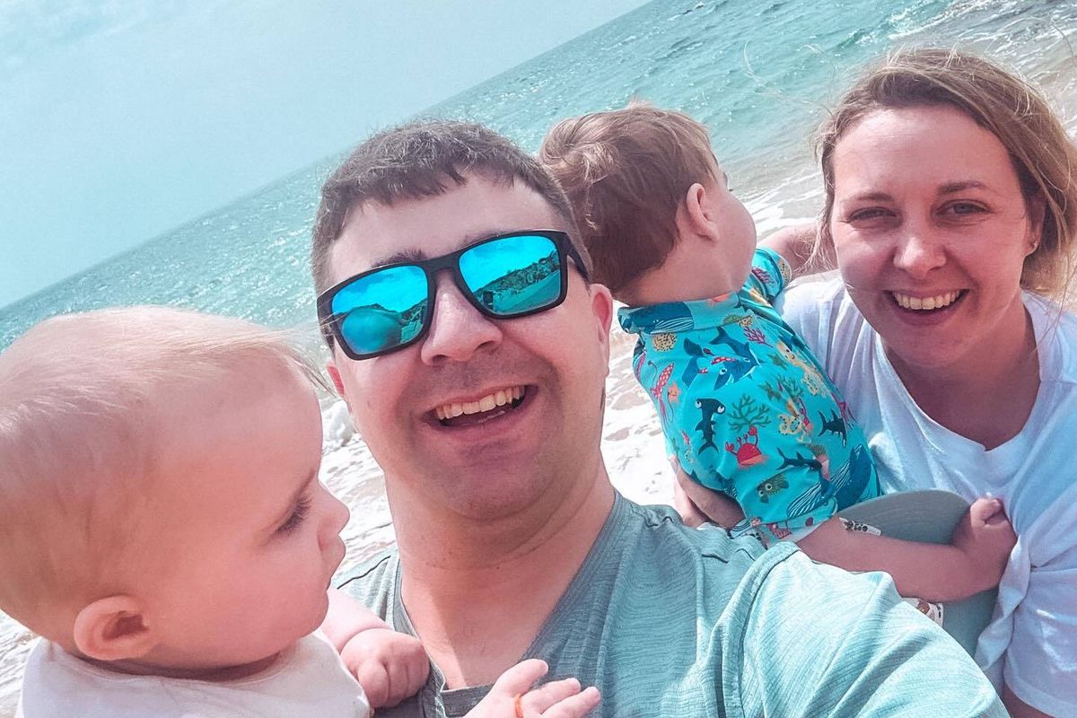 2FM's Carl Mullan and family