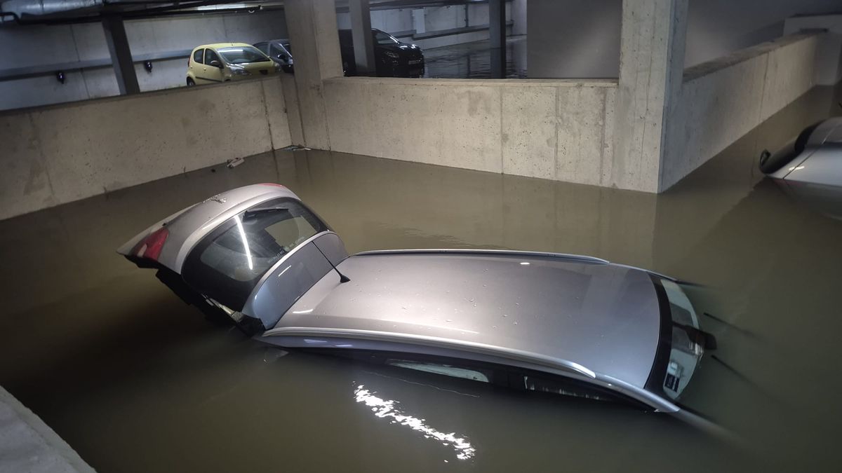 Flooding at the One Three North complex in Dublin 13