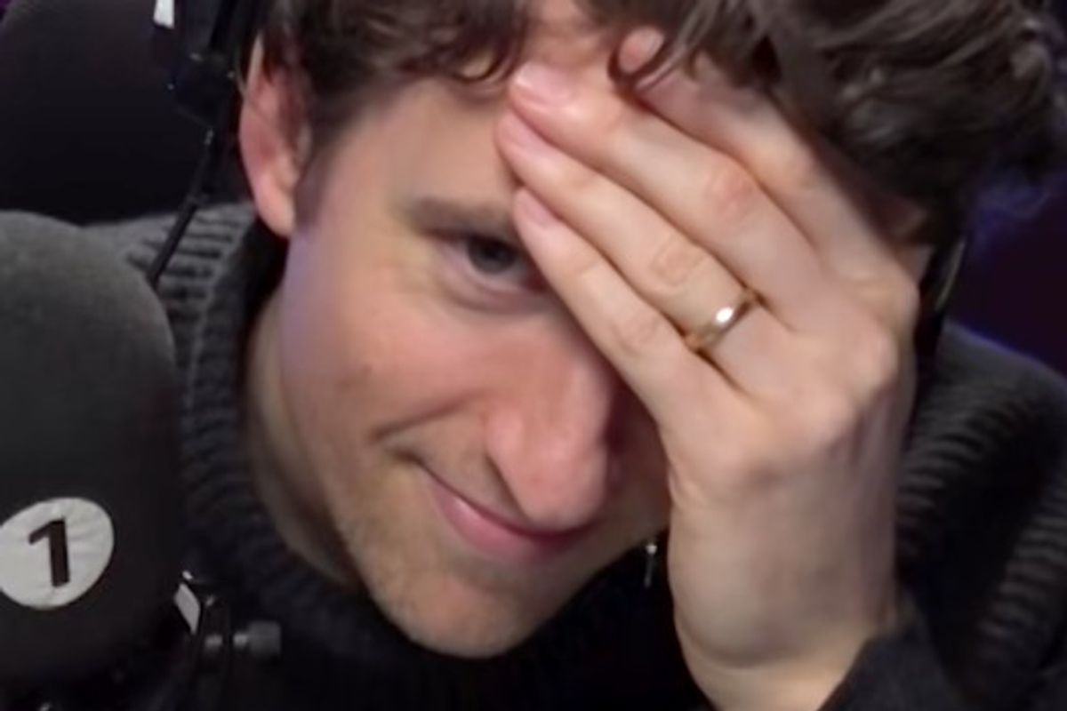 Host Gregg James was surprised by the celebrity guest