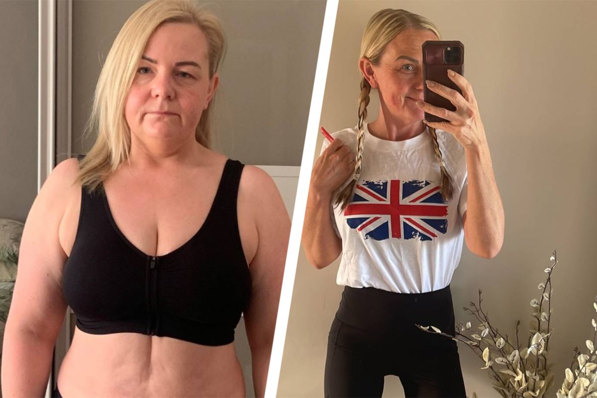 Vicky has dropped from a size 18 to size 8 